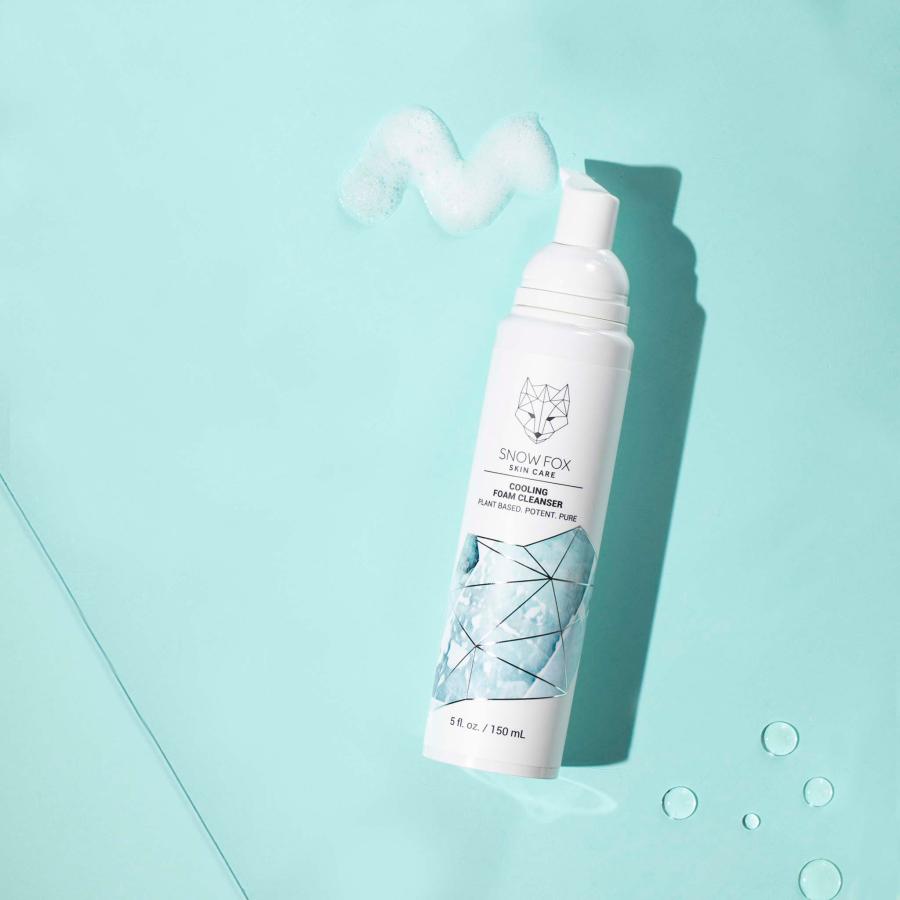 SNOW FOX SKINCARE 洗顔 ニキビケア 敏感肌 肌荒れ 泡爽快 クール 冷感