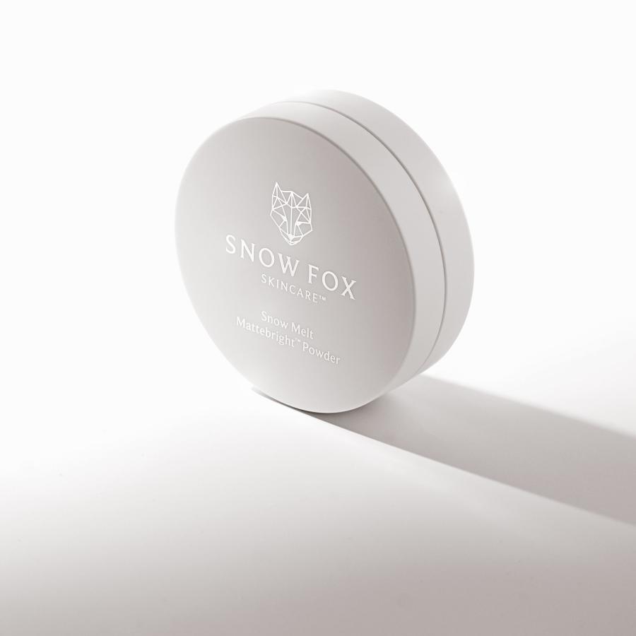  FOX SKINCARE パウダー＆ブラシ SNOW FOX SKINCARE 美容液パウダーブラシセット マットブライト