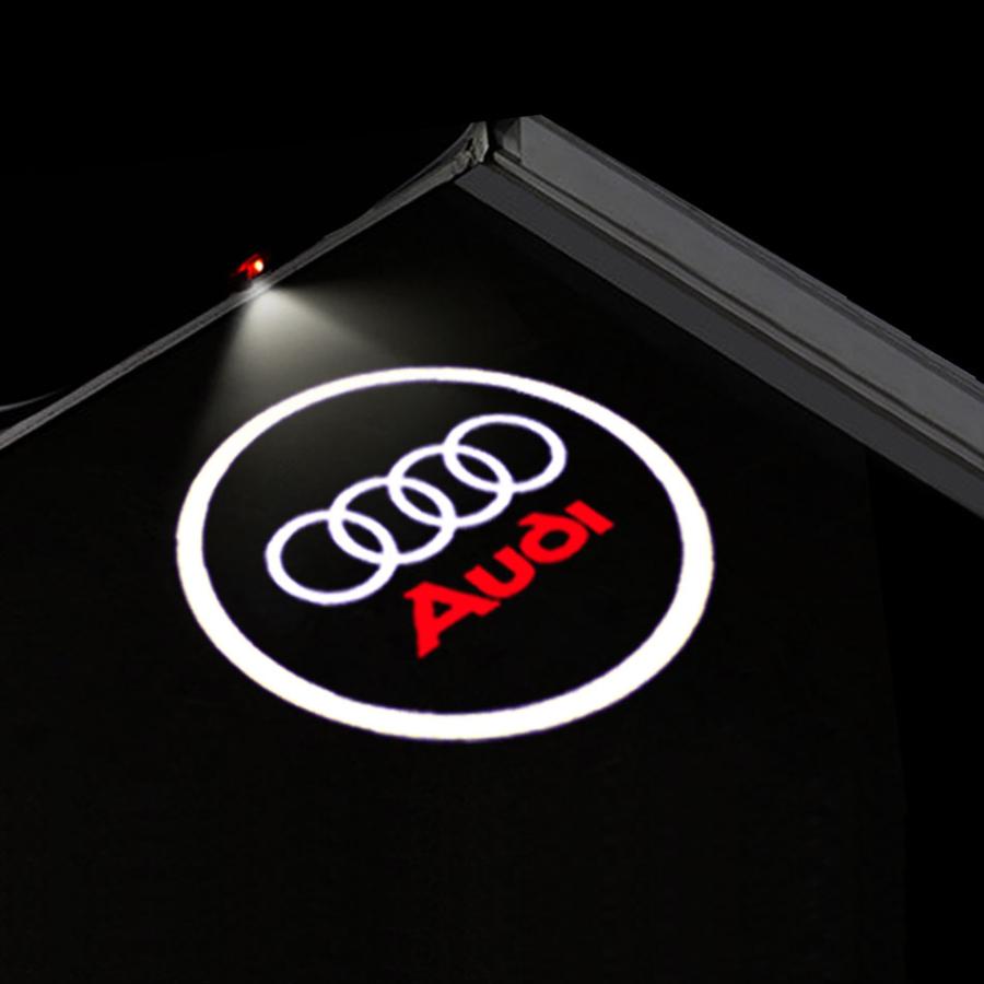 Audi Q2/Q2L/SQ2 左右ドア LED HD ロゴ プロジェクター ドア カーテシランプ シリーズ 純正交換 | Audi | 11