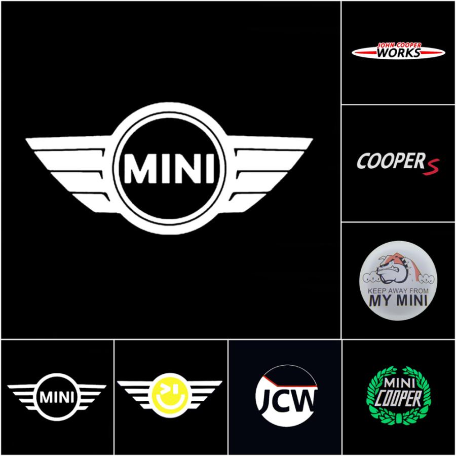 ミニ 左右ドア LED HD ロゴ プロジェクター ドア カーテシランプ シリーズ 純正交換 MINI R55 R56 R57 R58 R59 R60 R61 F54 F55 F56 57 F60 | MINI