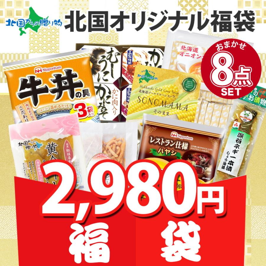北国からの贈り物 ランダム8種 訳あり 福袋 2026 食品ロス フードロス