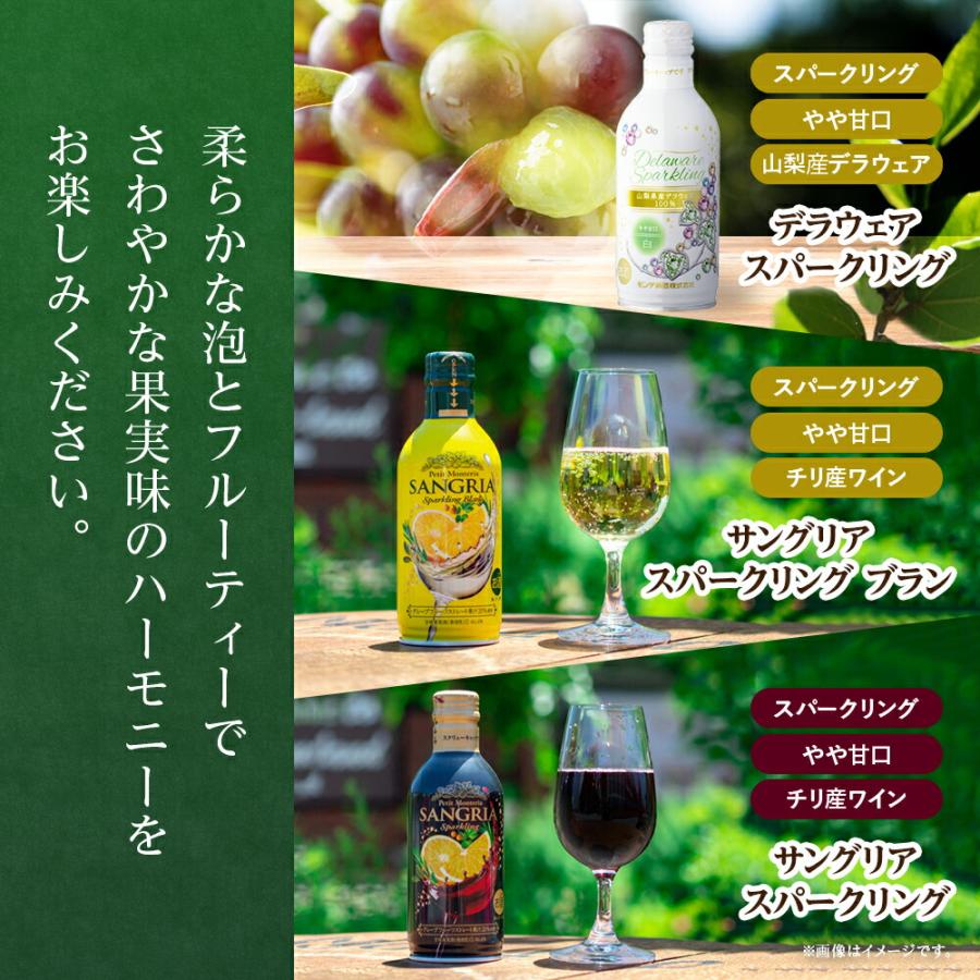 北国からの贈り物 缶ワイン スパークリング 6種 計12本 飲み比べ