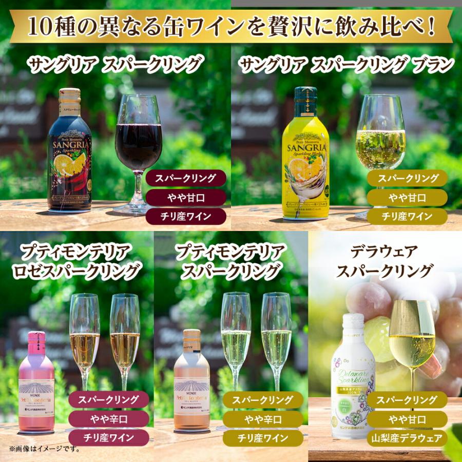 北国からの贈り物 缶ワイン 欲張り10種 飲み比べセット 計20本 赤 白