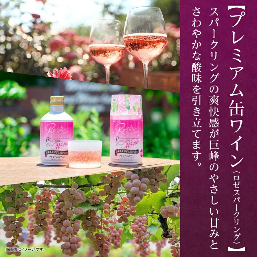 北国からの贈り物 プレミアム缶ワイン 赤 白 ロゼスパークリング 3種