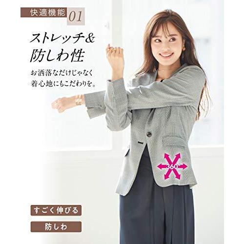 ポイント10倍 Nissen ニッセン ノーカラー ジャケット 洗える ストレッチ レディース 大きいサイズ スーツ 上下別売り ブラ 速達メール便 Www Skylanceronline Com