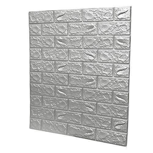 絶妙なデザイン短納期 壁紙 白レンガ調 超大判 壁紙研究所 内装 立体壁紙 ウォールステッカー レンガ 3dクッション 3dクッション 3d壁紙 超大判 70cmx77cm 軽量 壁 A B095kczzg6 スノープラス 大人気新品人気殺到