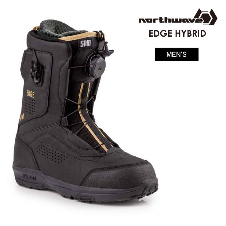 NorthWave EDGE スノーボードブーツ ブラック 22-23 NORTHWAVE ノースウェーブ EDGE HYBRID エッジハイブリッド 22-23 2023