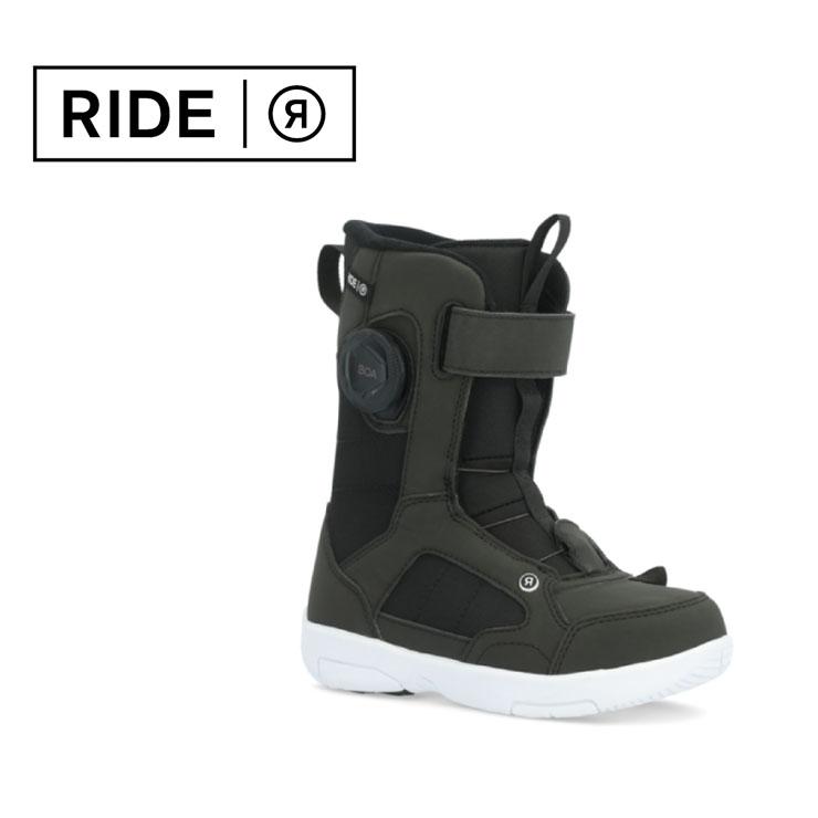RIDE Norris スノーボードブーツ ブラック23cm 23-24 RIDE ライド NORRIS キッズ ブーツ ジュニア 子供 スノーボード