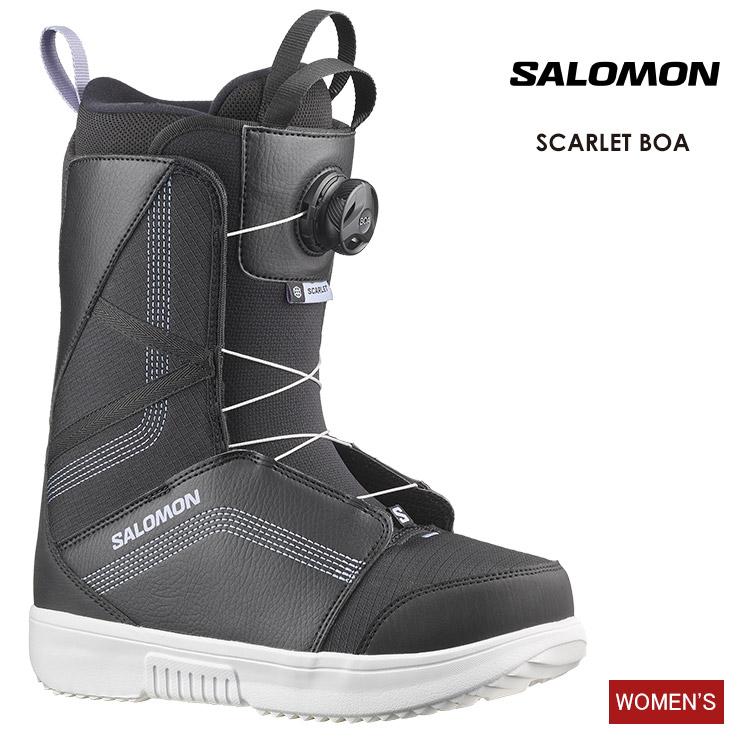 24cm■SALOMON SCARLET BOA 　スカーレットボア ブーツ SALOMON（サロモン） SCARLET BOA スカーレットボア 24-25 ボアブーツ