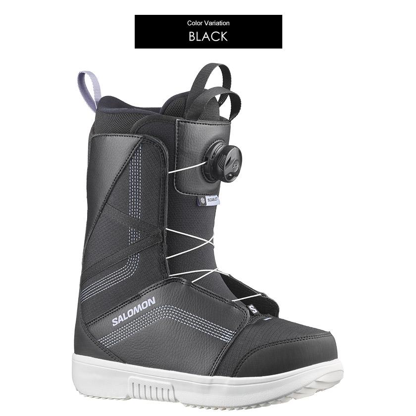 【美品】SALOMON スノボ　SCARLET BOA 25cm サロモン SALOMON（サロモン） SCARLET BOA スカーレット ボア 25-26