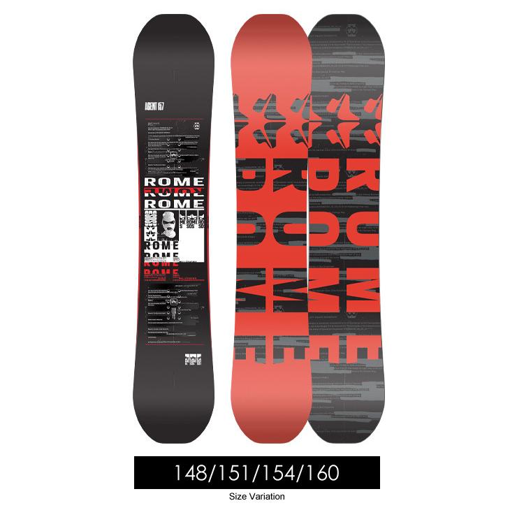 ROME ローム AGENT エージェント 21-22 2022 スノーボード 板 