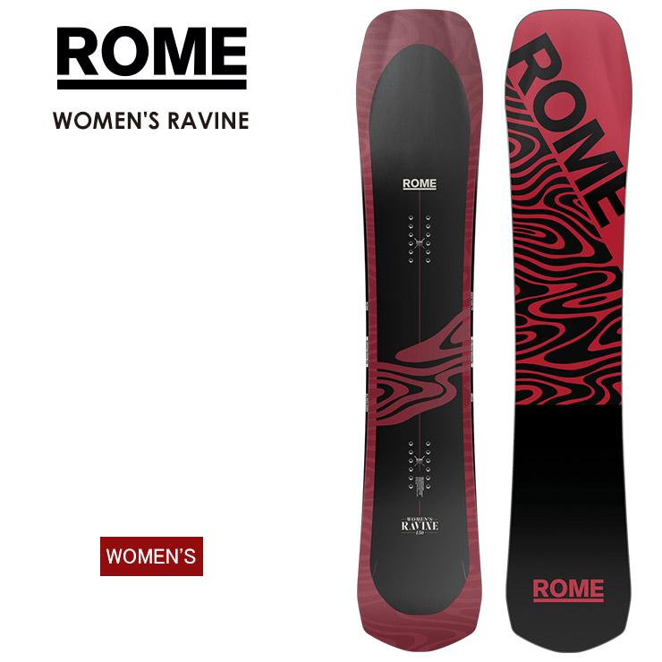 24/25’ ROME SDS Women’s RAVINE 144 新品未使用 ROME SDS 【無料ワックスサービス有】ROME ローム WOMEN'S RAVINE