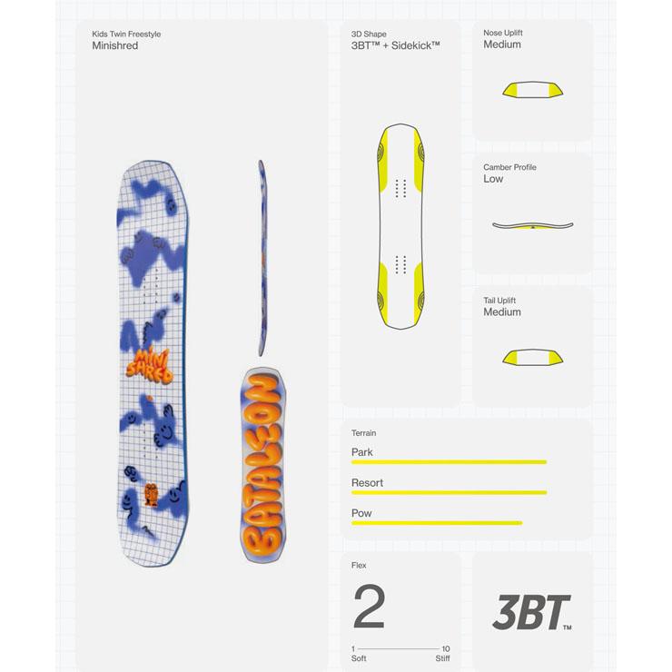 BATALEON（バタレオン） 24-25 2025 BATALEON キッズ 板 MINISHRED