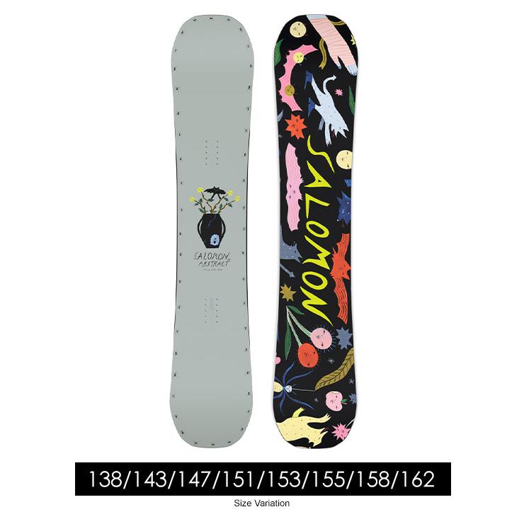 人気❤️SALOMON サロモン DEFINITION 152cm スノーボード Salomon サロモン abstract アブストラクト 155W 22-23