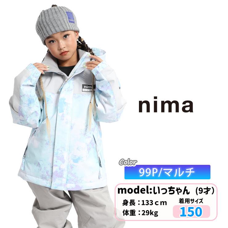 24-25 nima ニーマ スノーボード ウェア キッズ ジュニア JR-1501 上下