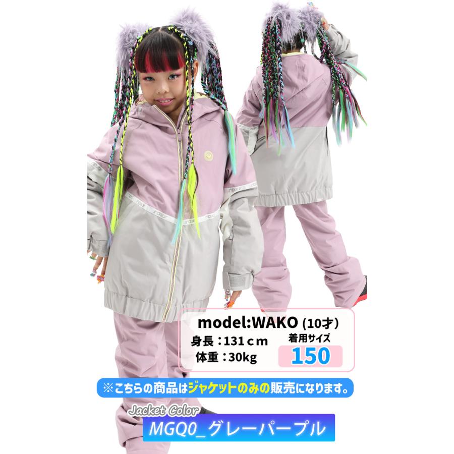 25-26 ROXY ロキシー HEKLA ICE GIRL JK キッズ ジュニア スノーボード ジャケット_5
