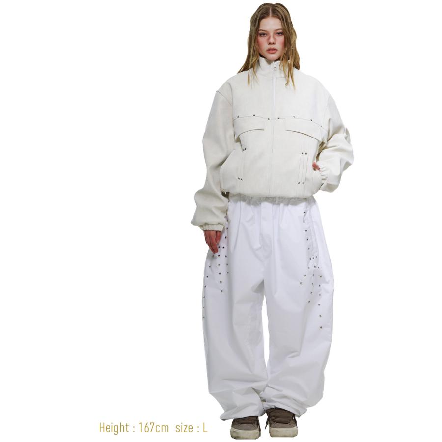 【早期予約】2027 BSRABBIT ビーエスラビット Diagonal Rivet Wide Ventilation Pants ワイドベンチレーションパンツ スノーボード ウェア スキー_3