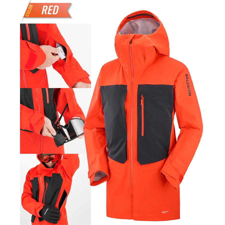 SALOMON（サロモン） 23-24 SALOMON STANCE 3L LONG JACKET M スタンス