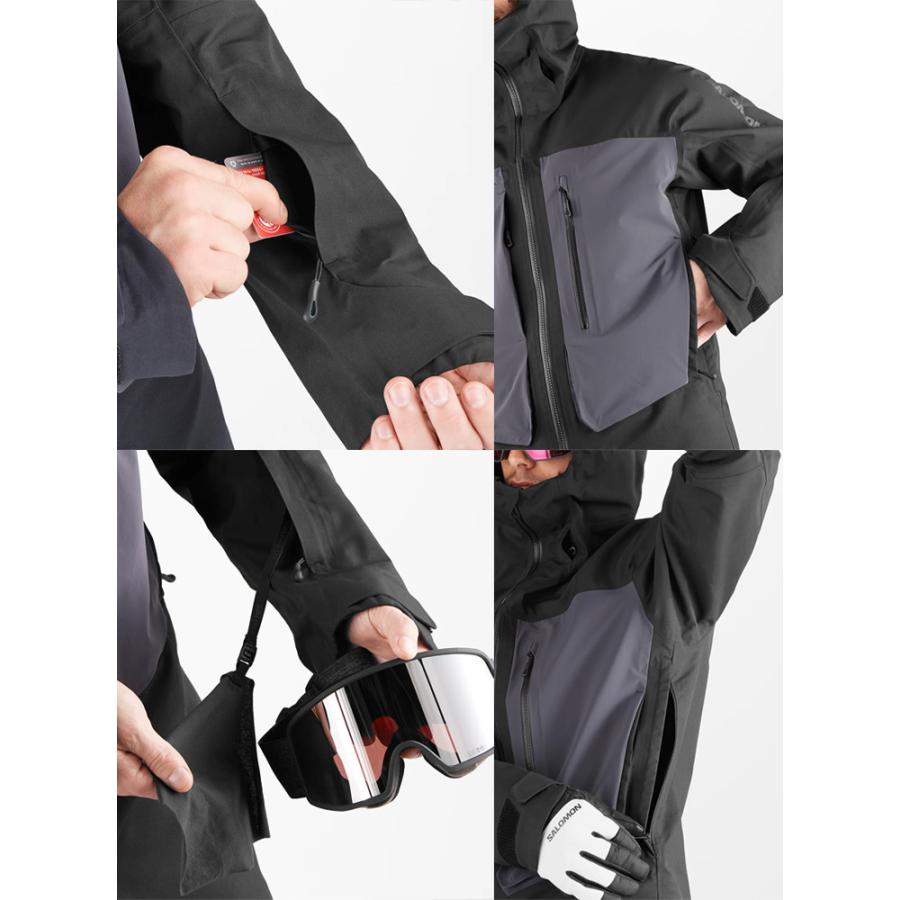 SALOMON（サロモン） 23-24 SALOMON STANCE 3L LONG JACKET M スタンス