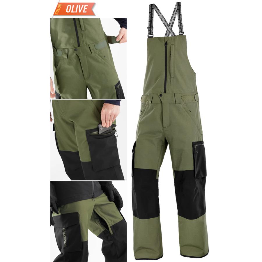 23-24 SALOMON サロモン TRANSFER BIB PANT M トランスファー 