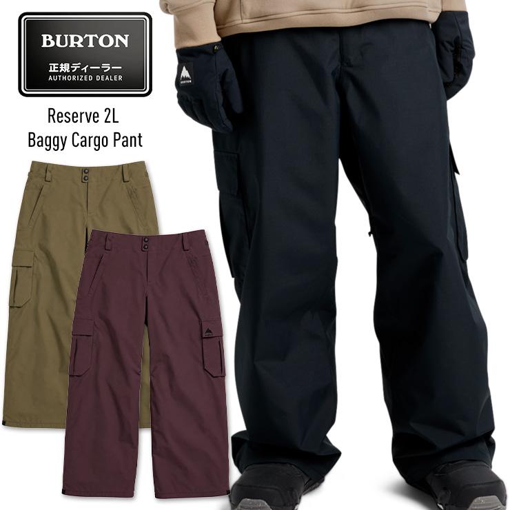 #9B✨BURTON✨スキー スノボ カーゴパンツ メンズS BURTON（バートン） 2027 BURTON Reserve 2L Baggy Cargo Pant