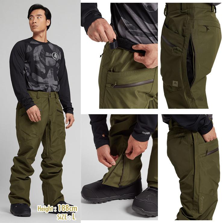 2022 BURTON バートン [GORETEX Vent Pant ゴアテックス スノーボードパンツ 男性用 スノボー ウェア
