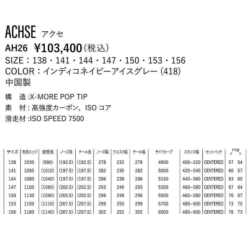 YONEX（ヨネックス） 【無料ワックスサービス有】早期予約 ACHSE