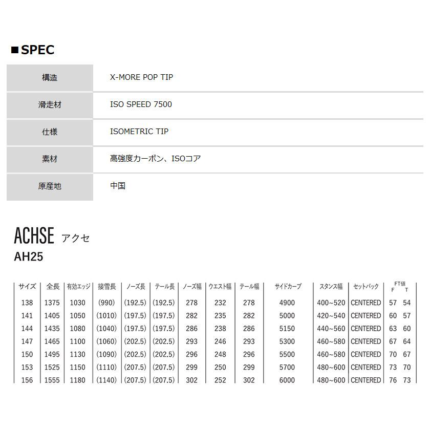 【無料ワックスサービス有】YONEX ヨネックス ACHSE アクセ 25-26 2026 スノーボード 板 ユニセックス | YONEX | 03