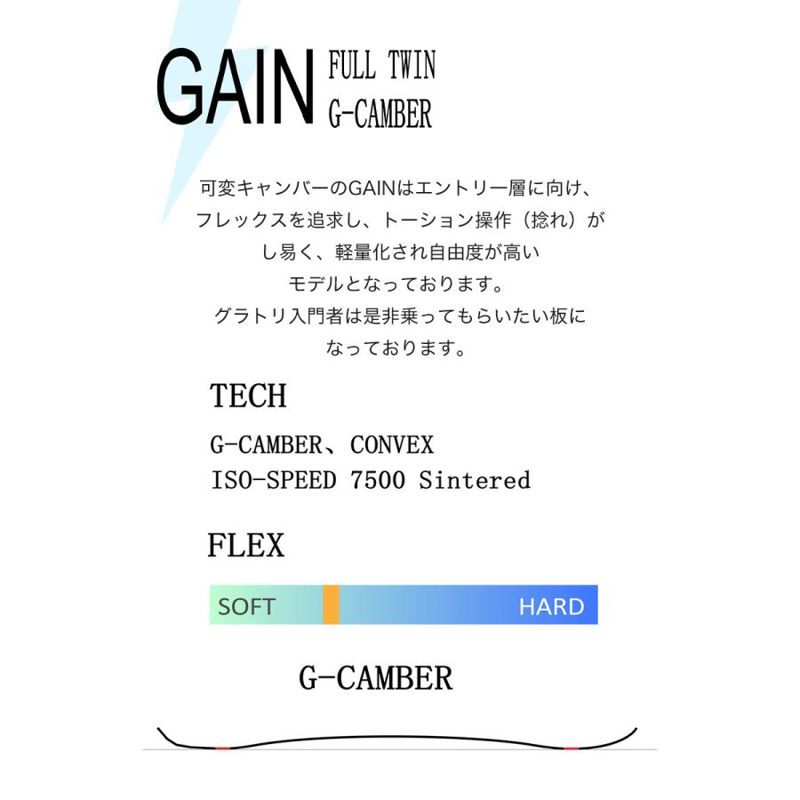 無料ワックスサービス有】GT Snowboards ジーティー GAIN ゲイン 25-26