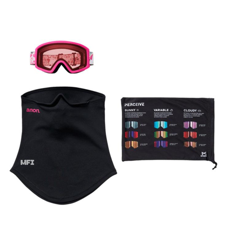 25-26 anon アノン Tracker 2.0 Goggles + MFI Face Mask スノーボード