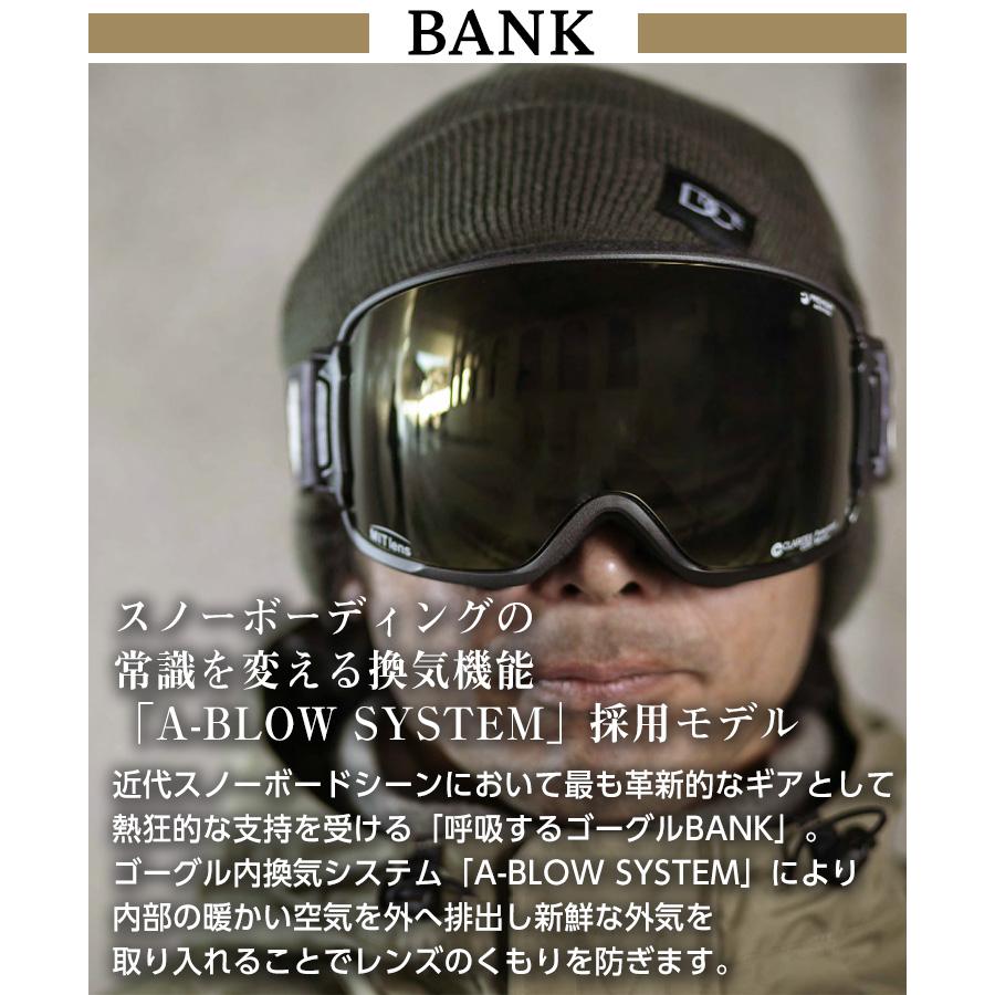 DICE（ダイス） 2025 DICE BANK バンク スノーボード ゴーグル BK45191