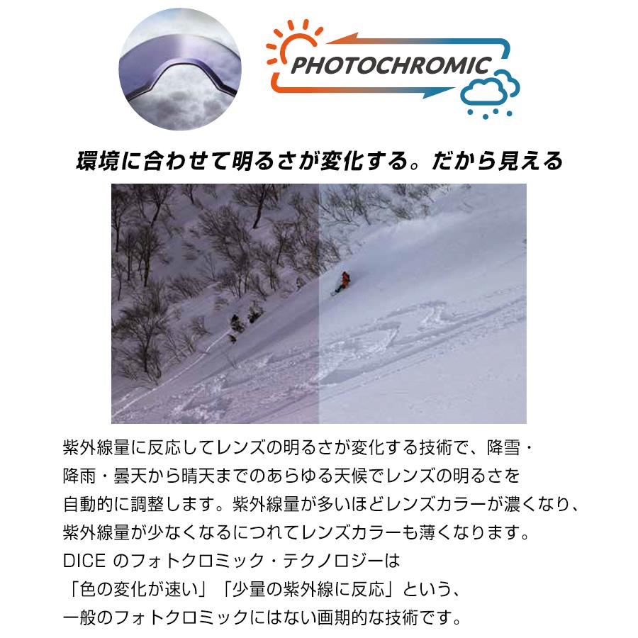 2024 早期予約 DICE ダイス BANK バンク スノーボード ゴーグル