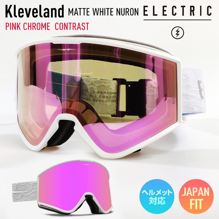 2024 ELECTRIC エレクトリック クリーブランド KLEVELAND スノーボード ゴーグル MATTE WHITE NURON