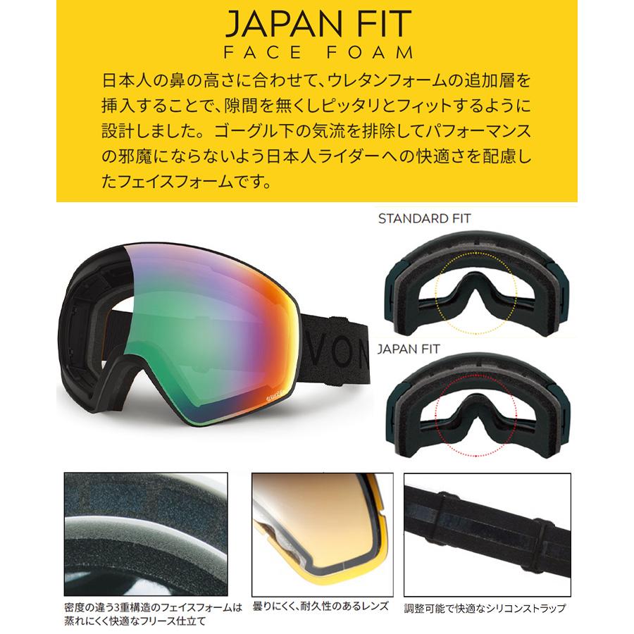 【新品未使用】24-25 VONZIPPER ゴーグル MACHvfs 色MSY 新品未使用】24-25 VONZIPPER ゴーグル MACHvfs 色MSY VonZipper