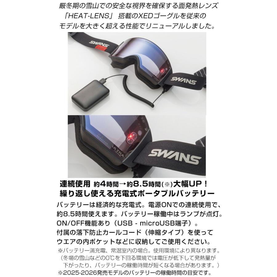 SWANS 【早期予約】2026 スワンズ RACAN ラカン F-XED ヒートレンズ  