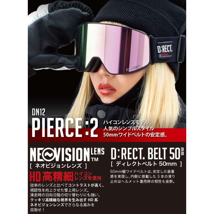 D:RECT. ミラーレンズ ゴーグル D:RECT ディレクト スノーボード