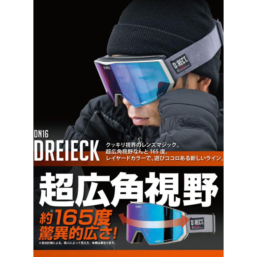 D:RECT ディレクト スノーボード ゴーグル DREIECK ドレイエック Mat