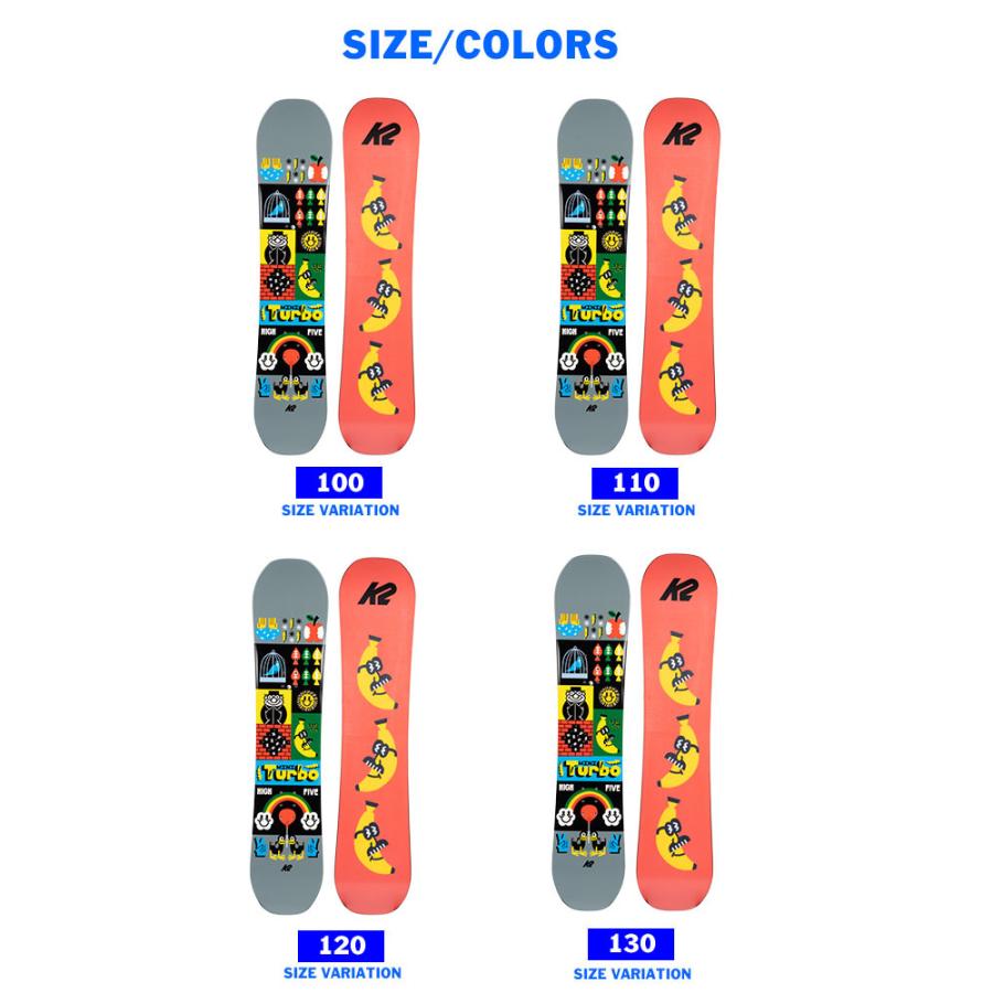 【キッズ スノーボード3点セット】K2 ケーツー MINI TURBO キッズ スノーボード ビンディング ブーツ LASPEZIA 3点 セット 24023スノータウン Yahoo!店