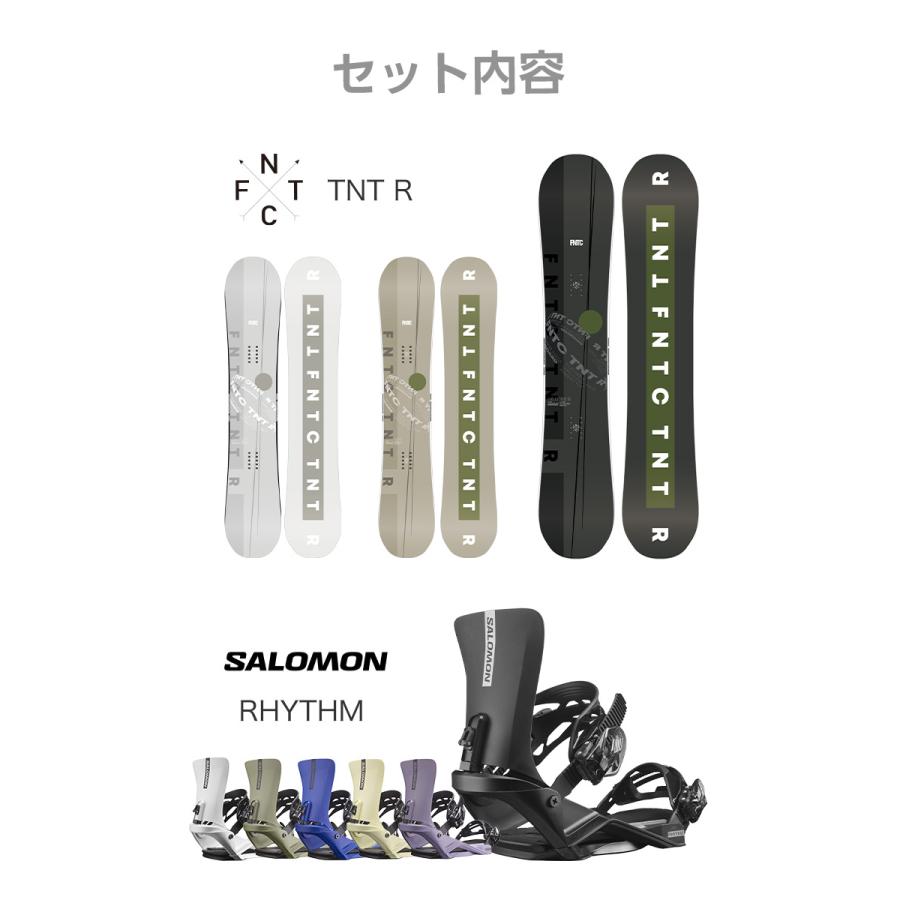 FNTC TNT Rスノーボード バインディング付 FNTC 取付無料 エフエヌティーシー TNT R スノーボード ＆ RHYTHM