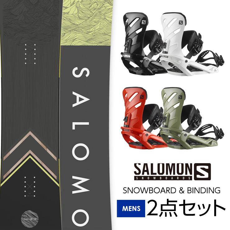 取付無料 SALOMON サロモン SIGHT ＆ サイト スノーボード ＆ メンズ RHYTHM リズム サロモン バインディング 2点