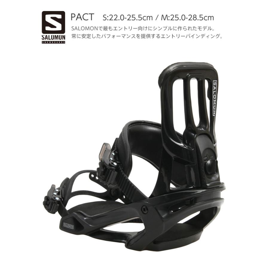 中古品 取付無料 SALOMON サロモン THE VILLAIN ビレイン ヴィレイン スノーボード ＆ PACT パクト バインディング 2点セット 21-22 2022 メンズ 【LWH9545864408】(34555円)
