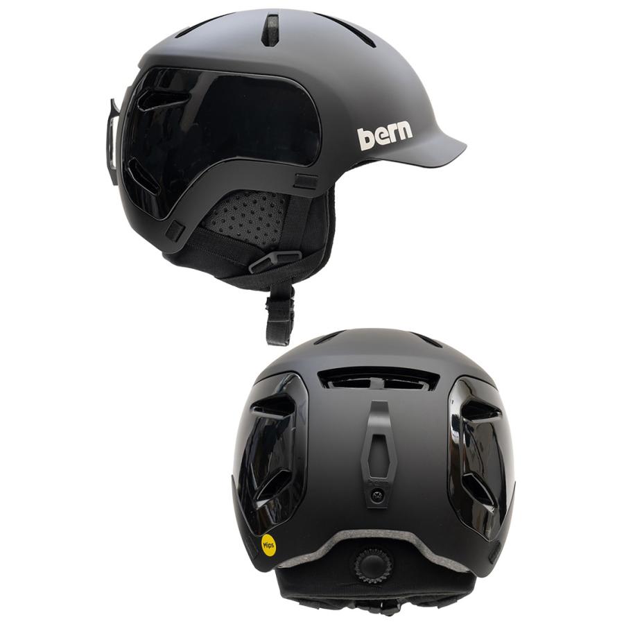 スキー・スノーボードアクセサリー Bern WATTS 2.0 WINTER MIPS Matte black L bern 正規品 バーン WATTS2.0 WINTER MIPS ワッツ2.0 ウィンター