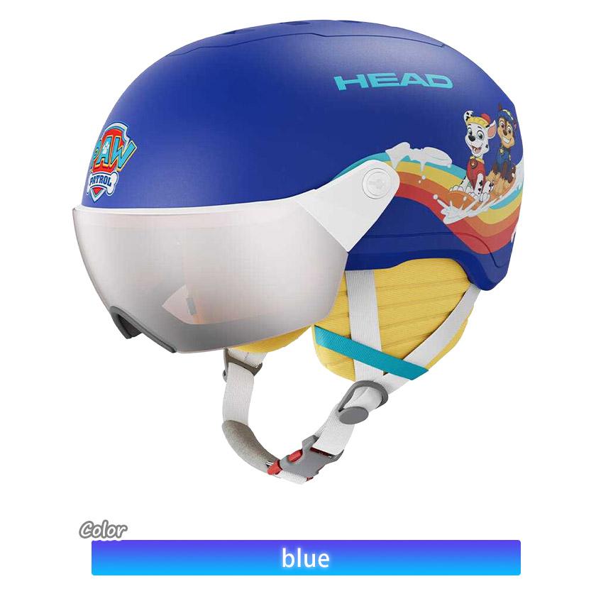 早期予約 HEAD ヘッド YUKI VISOR PAW ヘルメット キッズ ジュニア スノーボード バイザー付きヘルメット_1