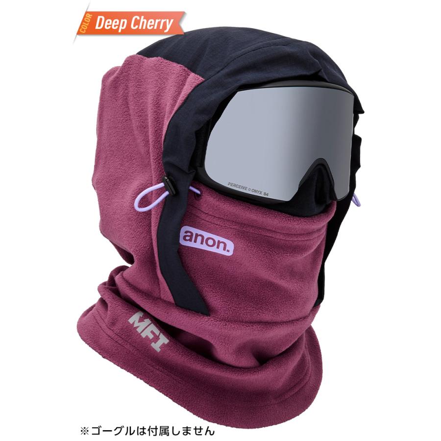 anon 正規品 2026 アノン MFI Fleece Helmet Hood フリース ヘルメット