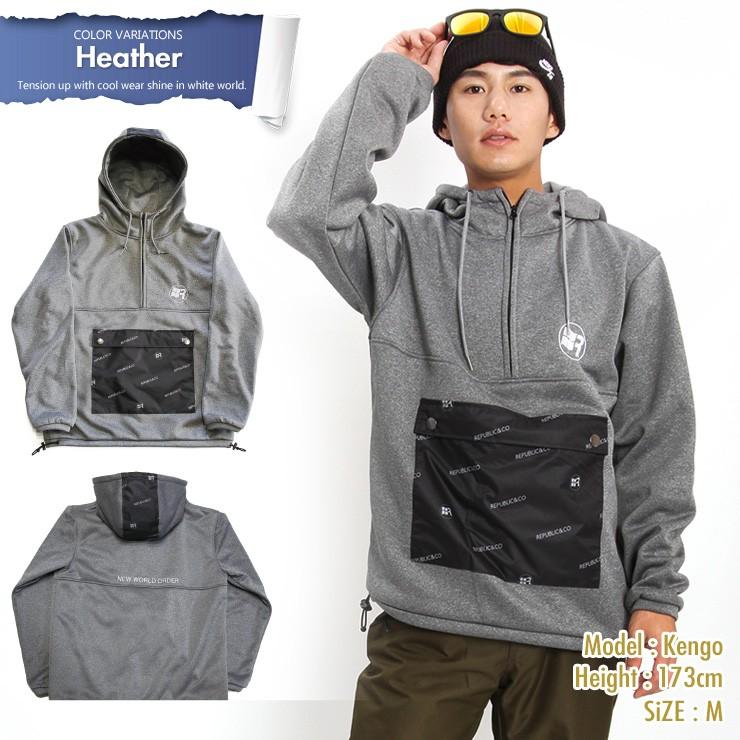REPUBLIC リパブリック CREEP HALF ZIP PULLOVER プルオーバー 19-20