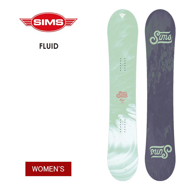 SIMS シムス FLUID JAPAN LTD フルイッド 21-22 2022 スノーボード 板  