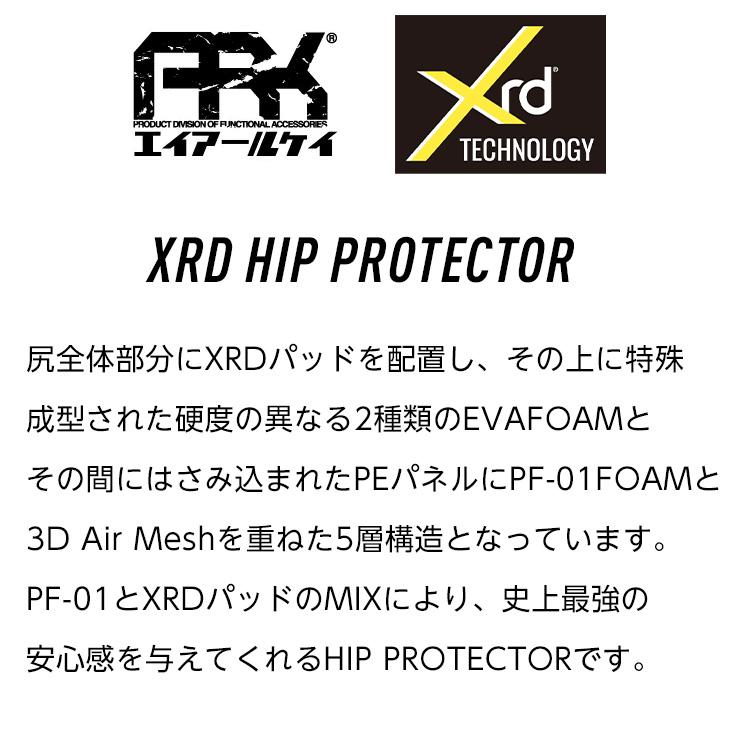 ARK エーアールケー XRD HIP PROTECTOR SHORT ヒッププロテクター
