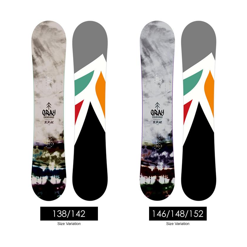 年末SALE！新品！grayR.P.M. 142cm スノーボード 半額以下 2024 GRAY