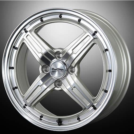 スズキ（SUZUKI） アルミホイール ホイールのみ4本セット ブレスト 