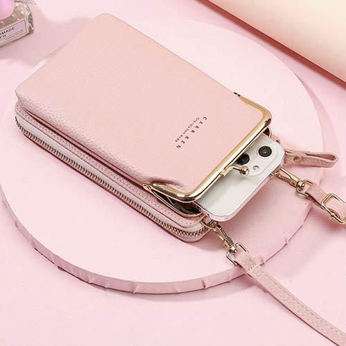 スマホショルダー 財布付き スマホポーチ ミニショルダーバッグ レディース お財布ショルダー ポシェット サコッシュ ストラップ スマホショルダー バッグ 斜め掛け スマホショルダーポーチ 財布付き